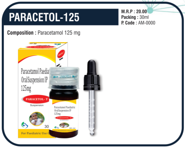 PARACETOL-125 Suspension (Paracetamol 125mg)