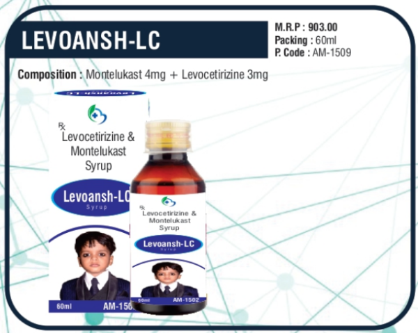 LEVOANSH-LC 60ML (Montelukast 4mg + Levocetirizine 3mg)