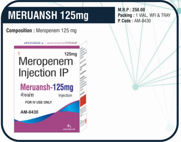 MERUANSH-125mg (Meropenem 125 mg)