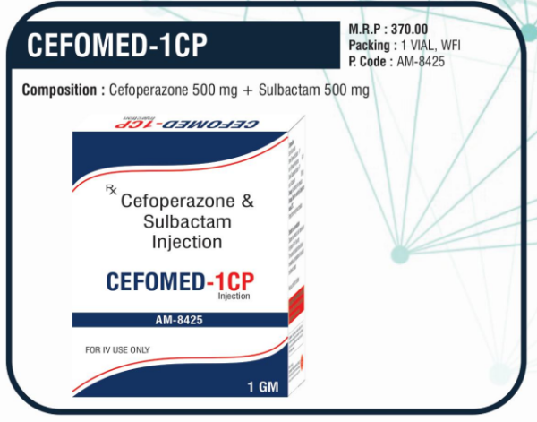 CEFOMED-1CP (Cefoperazone 500 mg + Sulbactam 500 mg)