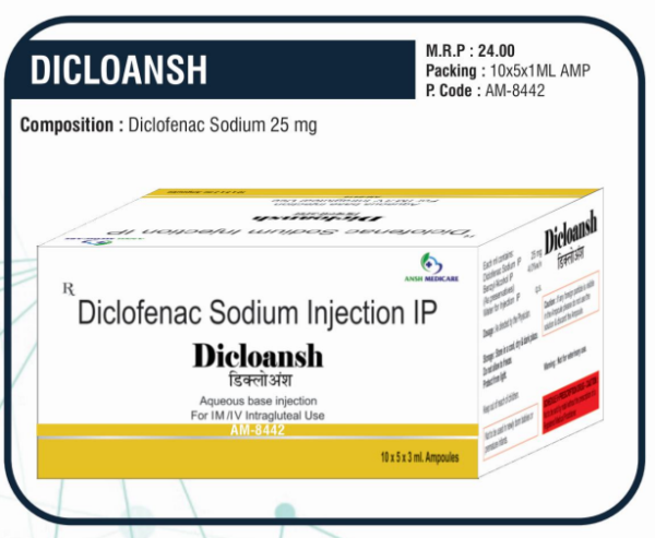DICLOANSH (DICLOFENAC SODIUM 25MG)